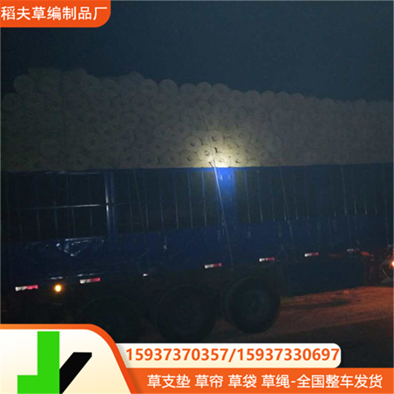 大棚防冻防护绿化草绳 冬季防寒缠绕树干草绳 树木打捆稻草绳