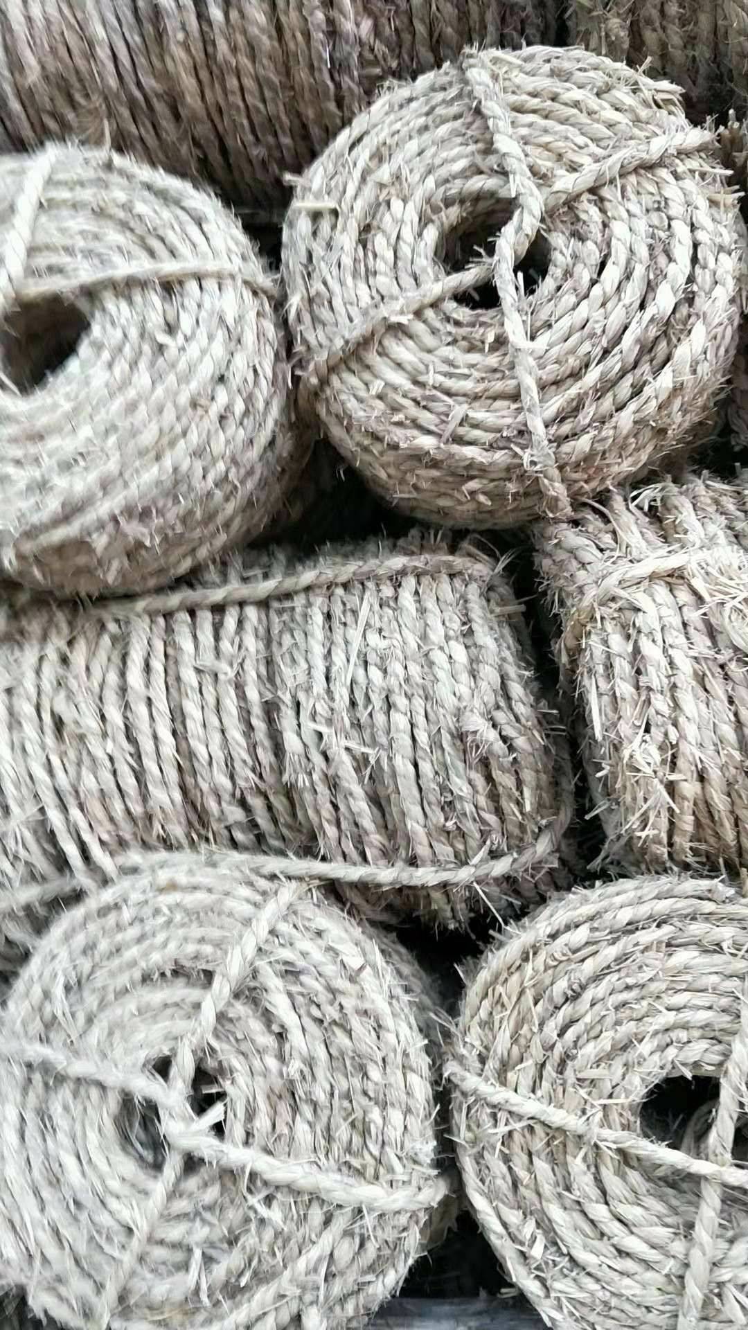 园林花木移栽捆绑树木 加工生产多功能稻草绳 绕树干包土球捆轧绳
