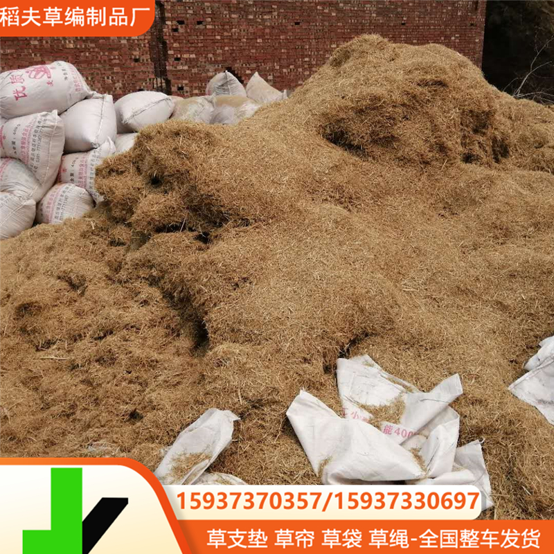 草苫子大棚 工程草绳草苫保温稻草帘 公路修筑养护用稻草帘