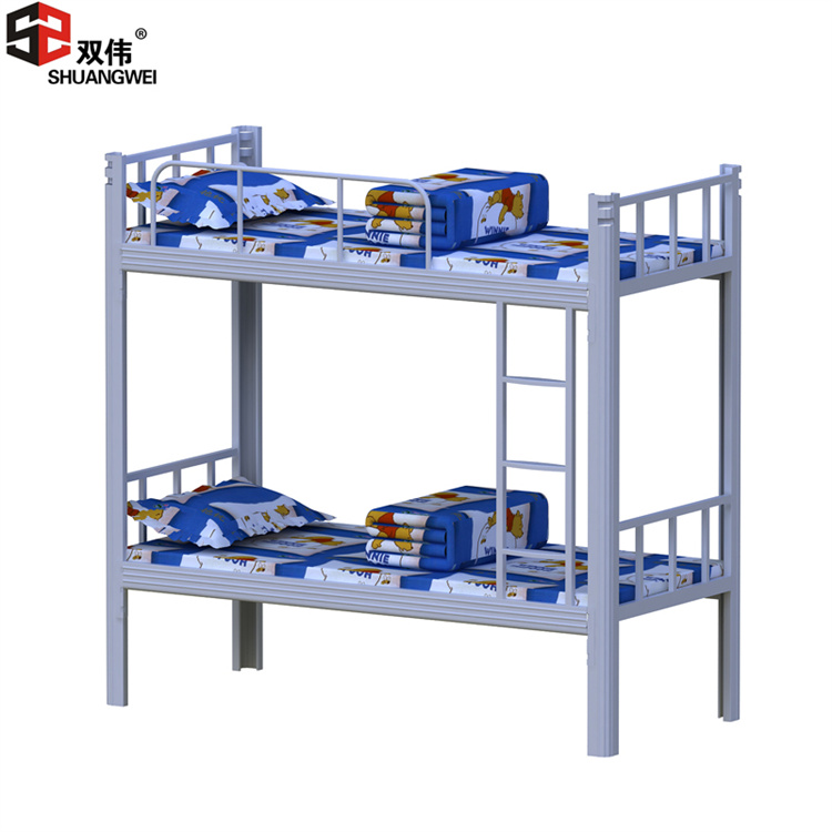 型材双层床 铁架子床型材床学生双人床