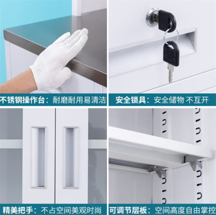 换药台 医院医疗配药台换药台 药品柜处置台