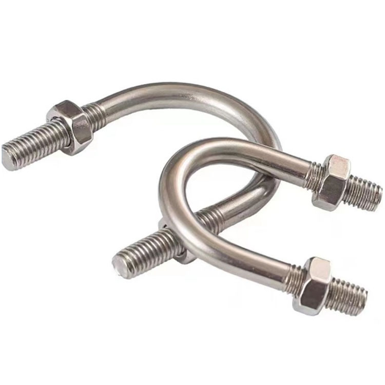 不锈钢304双U型丝 固定U型卡抱箍 预埋u型丝 诚信紧固件