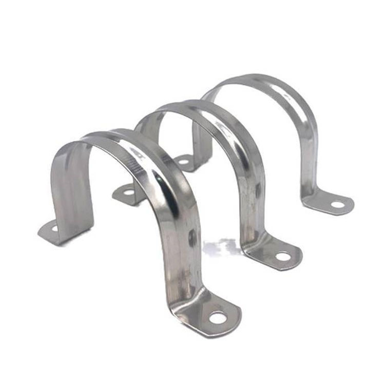 不锈钢304骑马卡 U型管夹软管固定夹紧固件M16