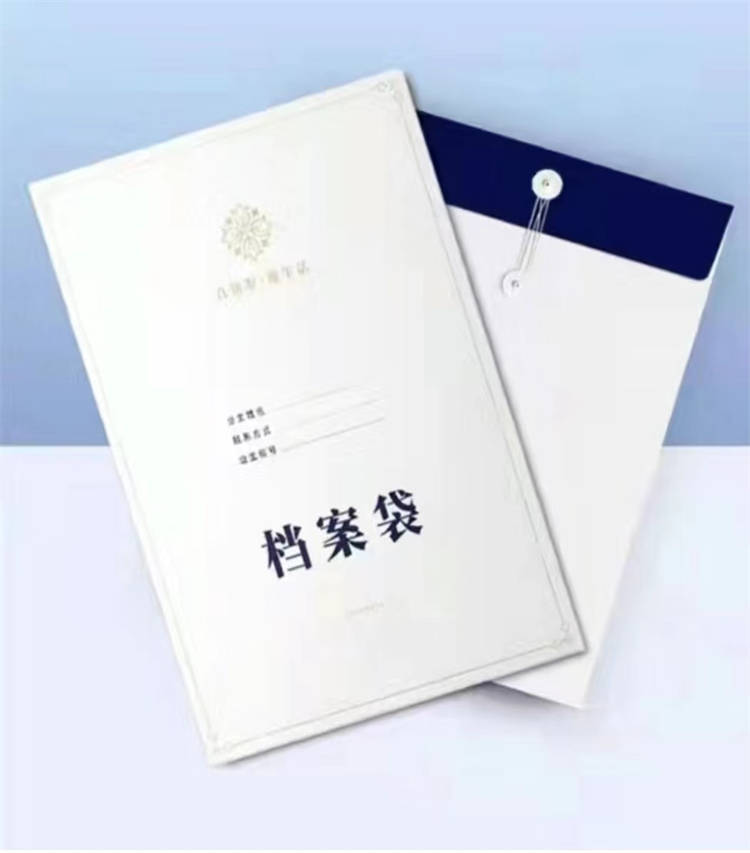 档案袋印刷 包装复合袋加厚 支持印刷