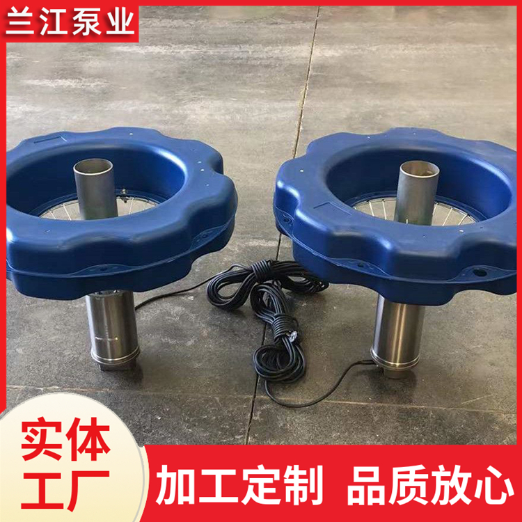 太阳能喷泉曝气机 光伏供电 浮水式循环喷水 兰江泵业