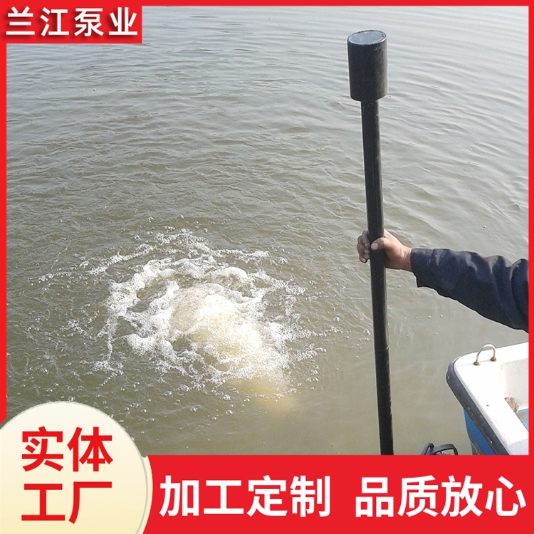 潜水曝气机 铸铁材质 防锈耐腐蚀 河道增氧 兰江泵业