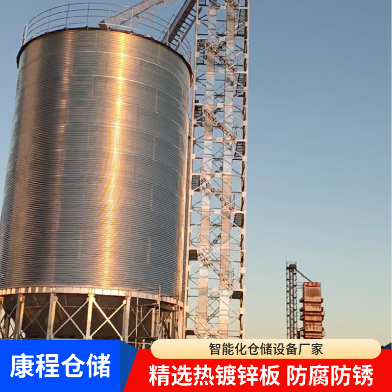 6-500吨粮仓 康程仓储 镀锌装配仓 散装粮食立筒仓 好粮仓