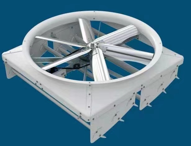 赛克龙风机精选厂家牛舍大风量通风降温风机