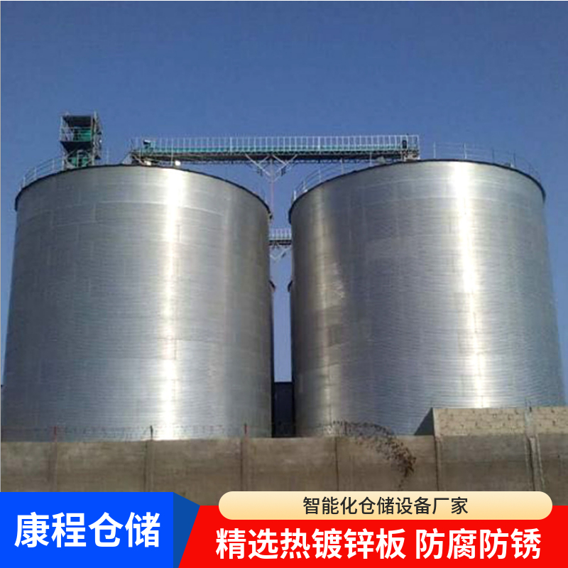 4-1000吨稻谷仓 钢板仓厂家多年经验