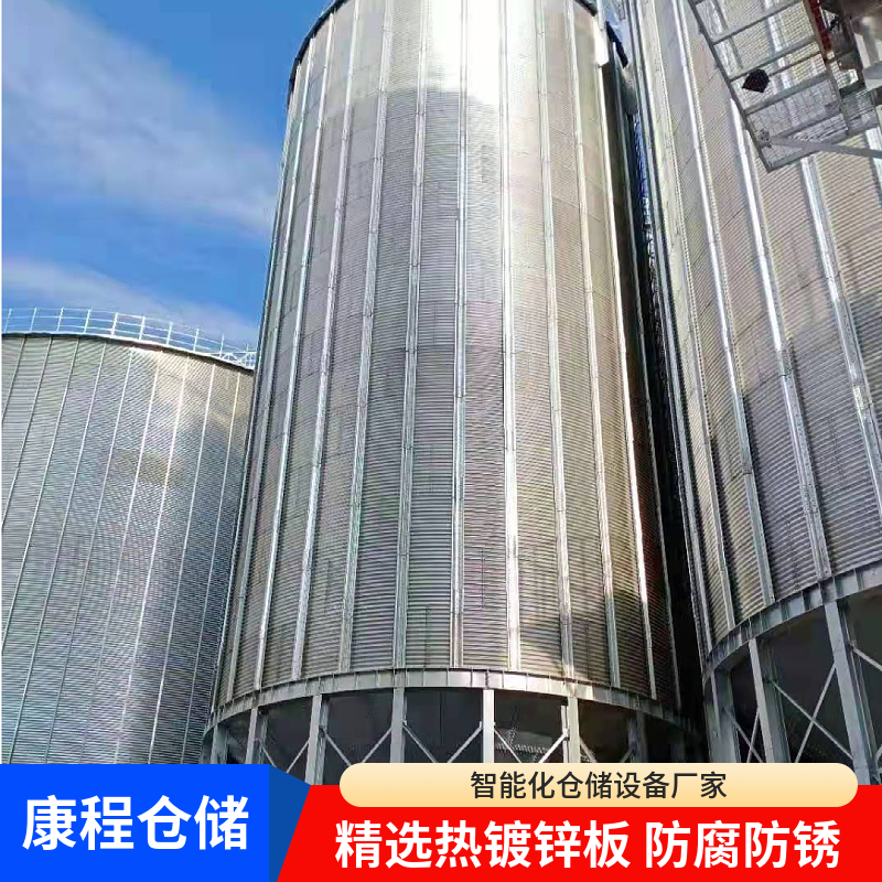 2-500吨稻谷仓 康程仓储 镀锌装配仓 散装粮食立筒仓 好粮仓