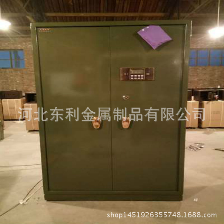 枪弹柜防护枪库门 枪库门 枪柜钢板门 双开智能枪库门