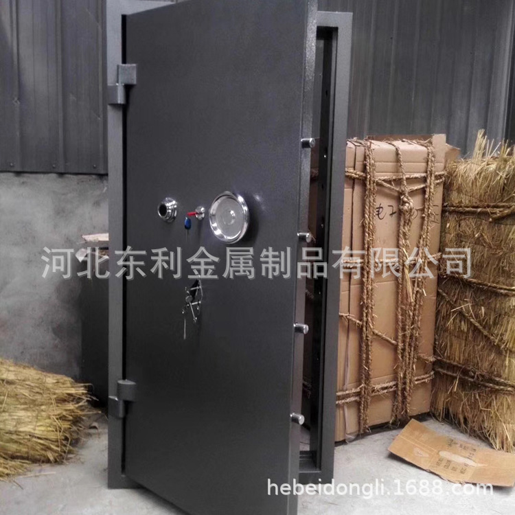 枪库门 枪柜钢板门 双开智能枪库门 枪弹柜防护枪库门