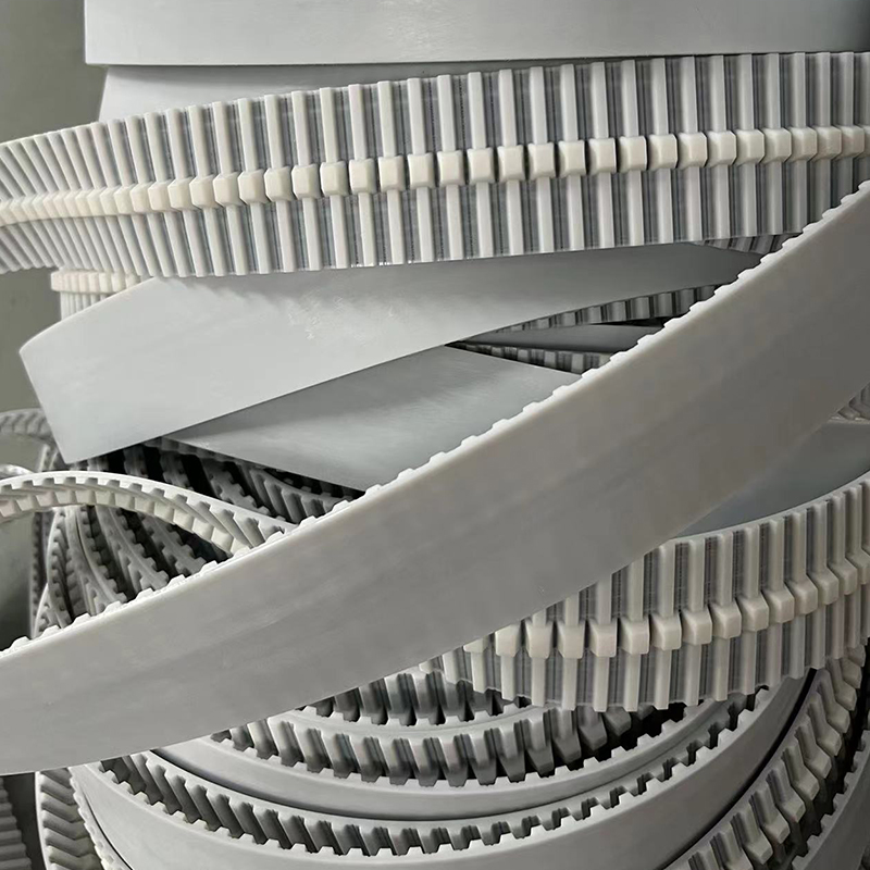 同步带传动皮带3M5M8M14MXLXH橡胶聚氨酯钢丝双面齿开口无缝传动 品质保证