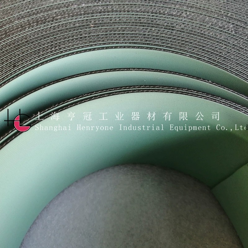 亨冠厂家供应绿黄色等片基带 高速传动带工业皮带 结实耐用