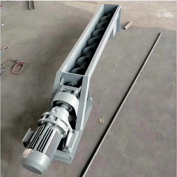 硕茂 螺旋输送机 矿山水泥煤粉尘刮板机 U型管式输送设备上料绞龙