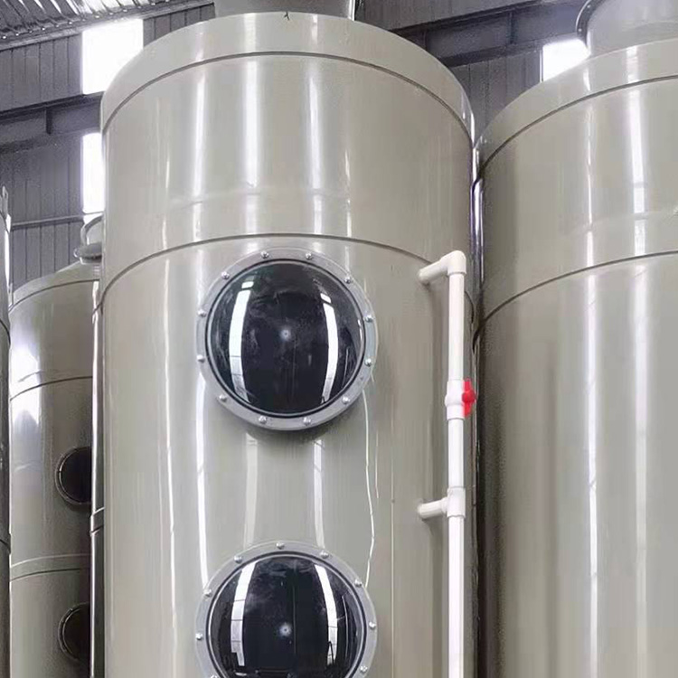 废气处理喷淋塔工业酸雾化工除臭脱硫PP洗涤塔设备 硕茂