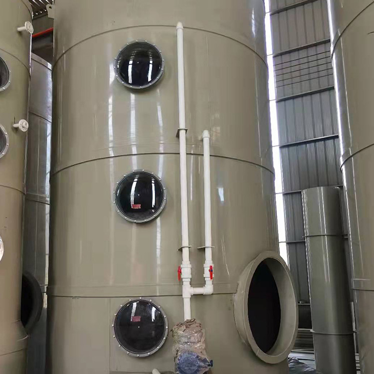 硕茂 废气处理设备洗涤脱硫装置 耐高温防腐蚀 PP喷淋塔