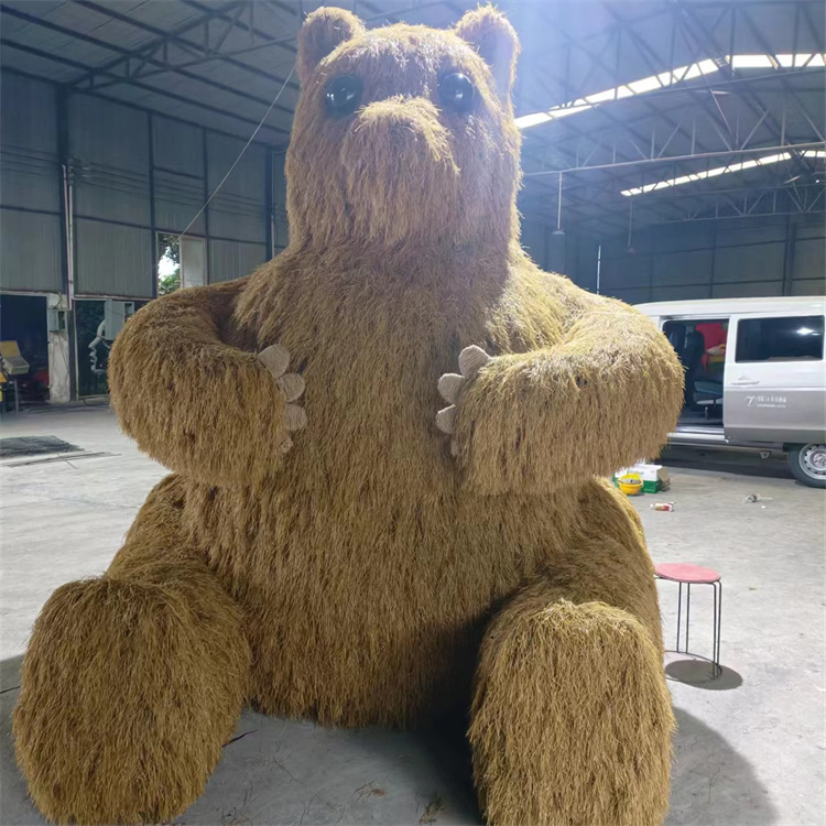 尚艺景 十二生肖龙稻草雕塑 十二生肖蛇稻草雕塑源头工厂