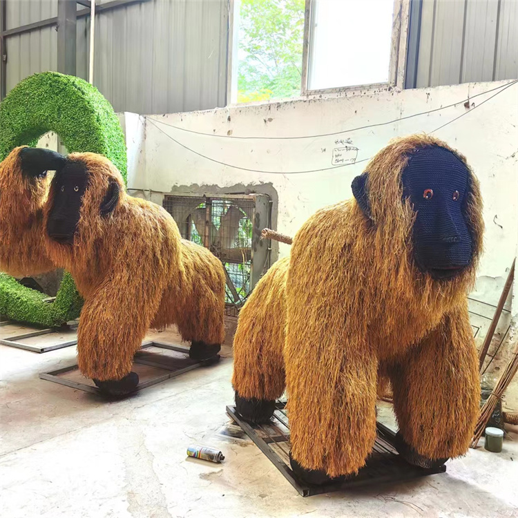 尚艺景 网红稻草迷宫定制 大型稻草网红雕塑来图定制