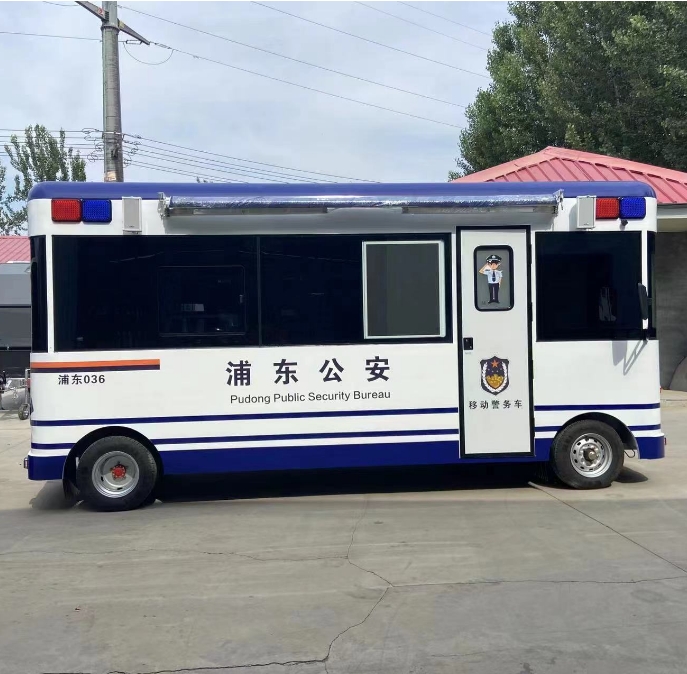 电动厂区执勤车摆渡车社区治安景区公园游览车城管电动执勤车厂家