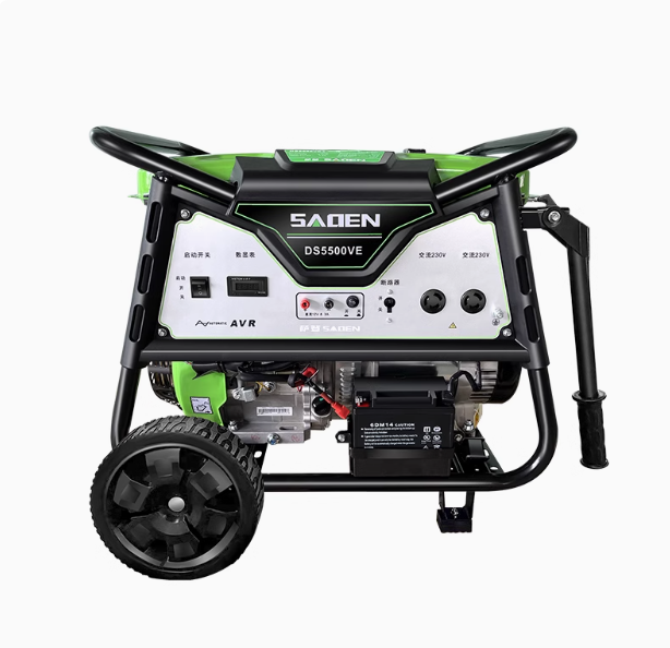 德国萨登3KW汽油发电机220V家用小型5千瓦三相380V伏8000工地商用