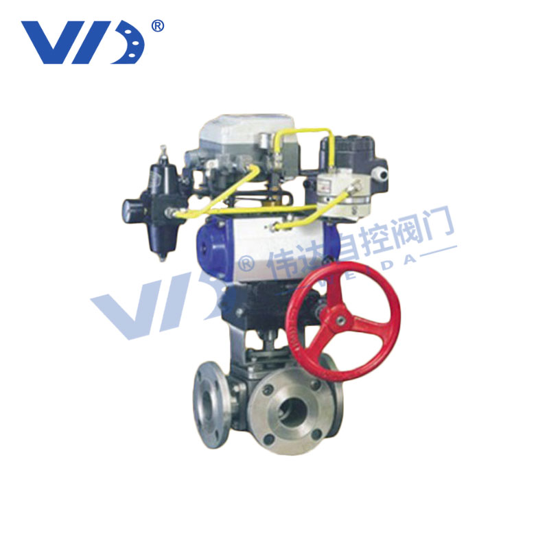 气动法兰球阀  防爆韧性高耐腐蚀流体阻力小