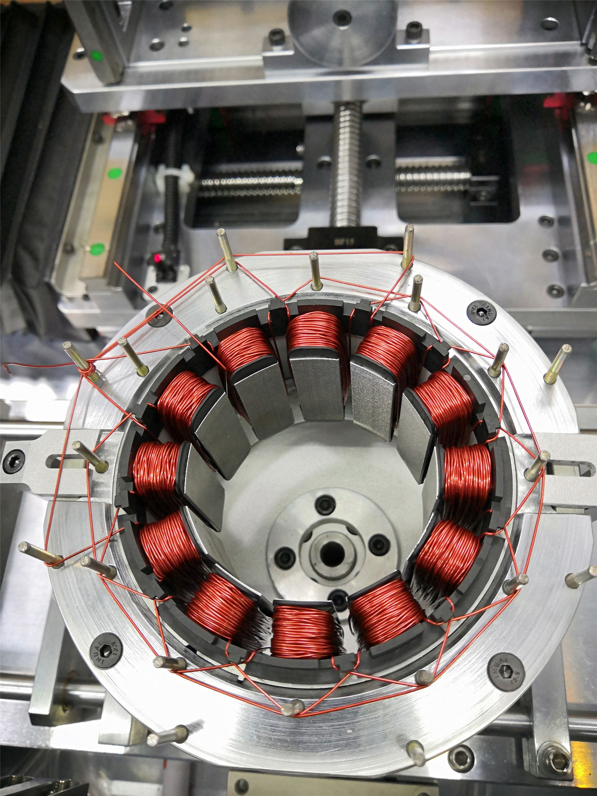 鑫佰旺 定子绕线机 六工位内绕式绕线机 六工位飞叉绕线机