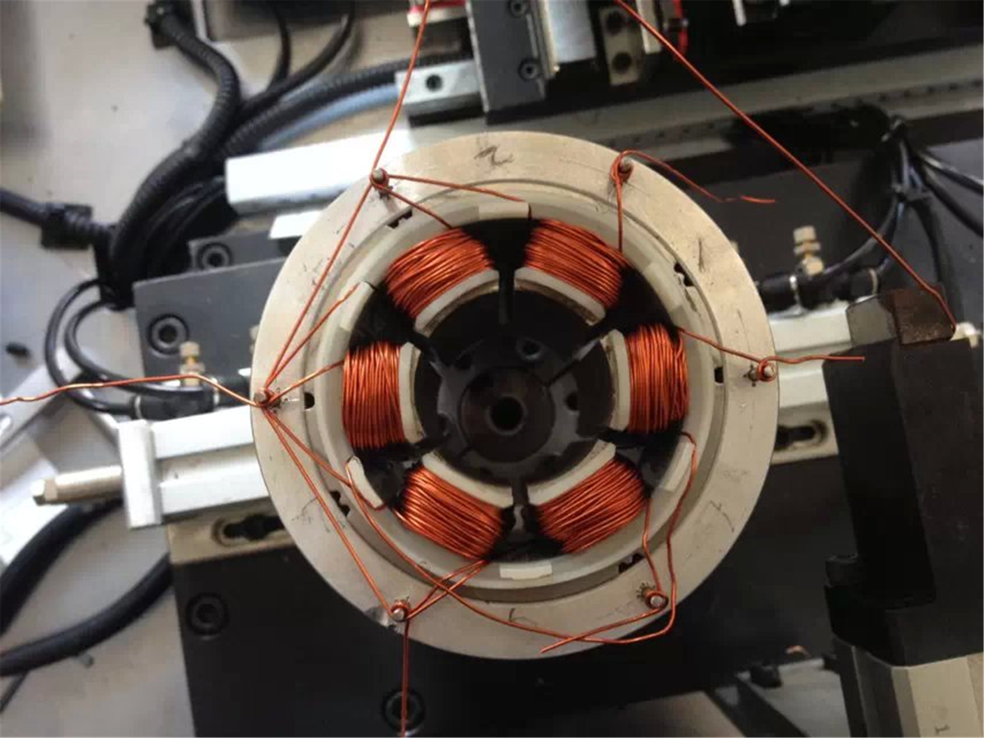 鑫佰旺 定子绕线机 飞叉式绕线机 六工位飞叉绕线机