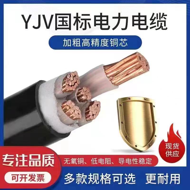 YJV绝缘电力电缆铠装电缆阻燃电缆护套线 额定电压（0.6/1KV）