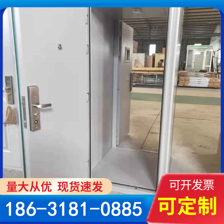 银行防盗智能珠宝店金库门 钢制防尾随联动门