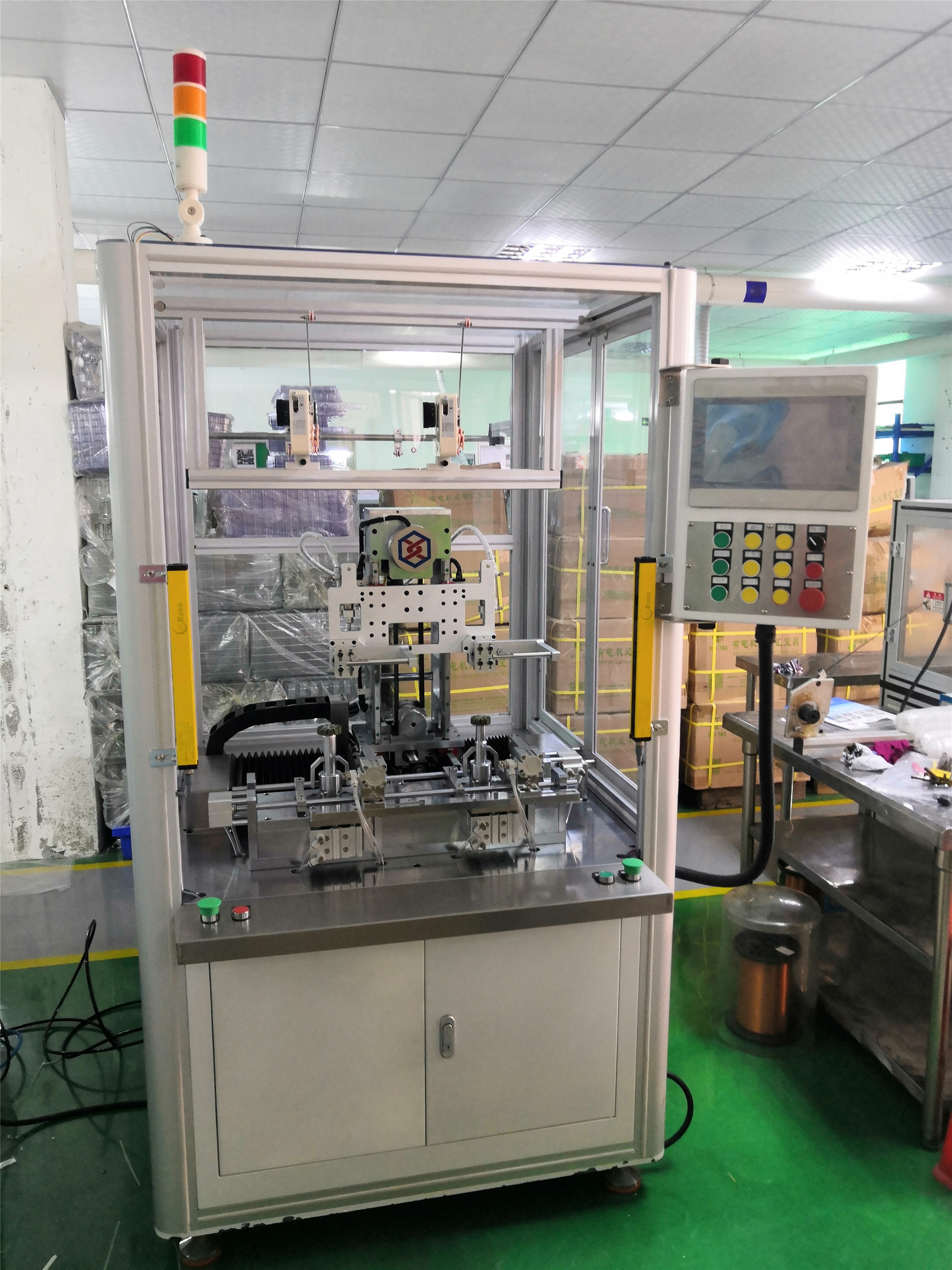 鑫佰旺无刷电机绕线机 双工位内绕式绕线机 双工位飞叉绕线机