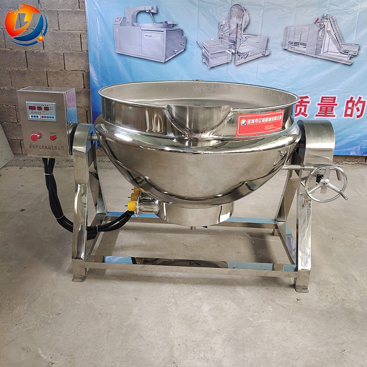 小型电加热夹层锅 多功能酒店卤煮设备