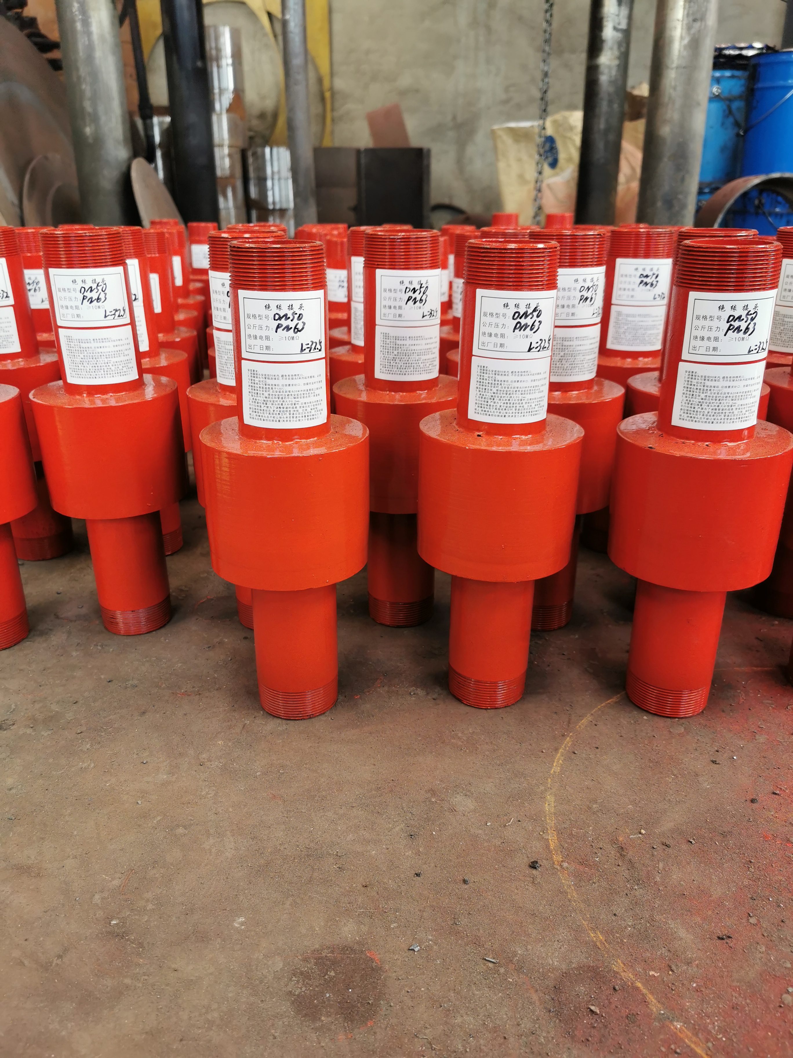 亿金管道 图纸定制整体式绝缘接头 高压绝缘接头