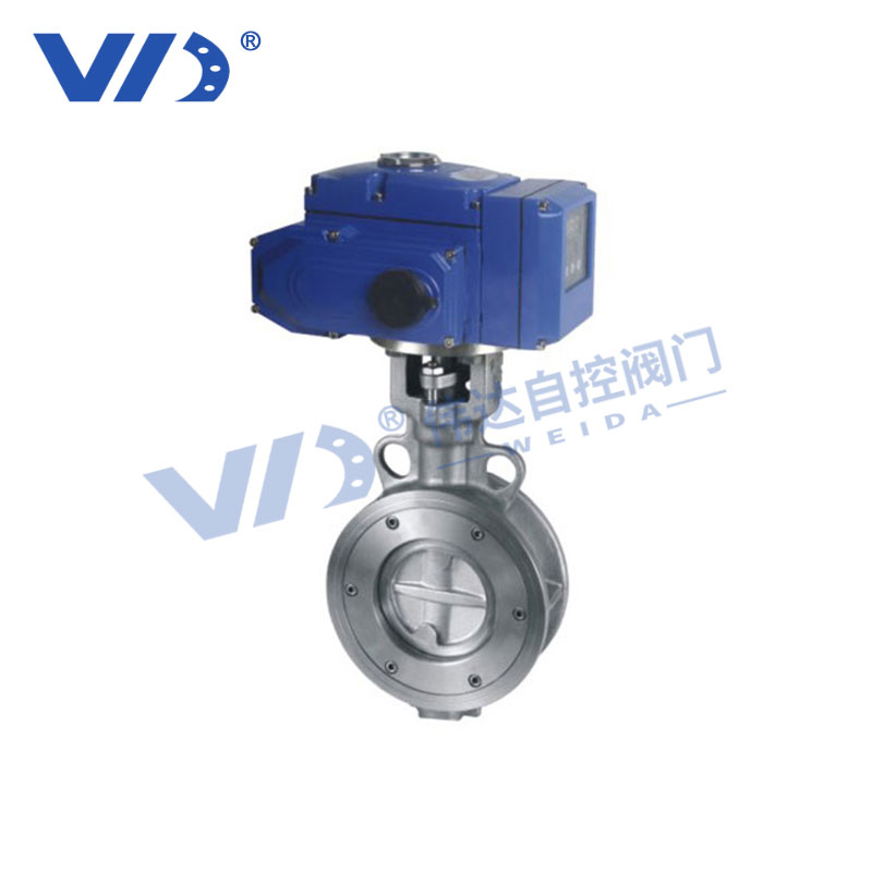 供应304不锈钢气动对夹蝶阀 蜗轮偏心法兰蝶阀定制