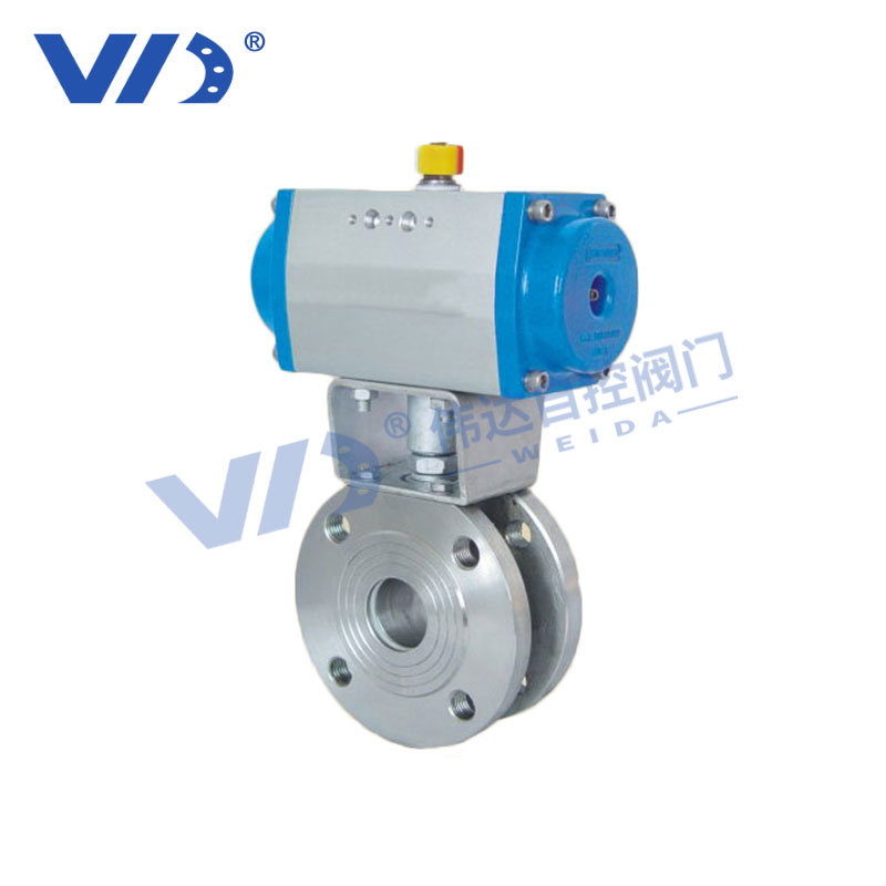 FBQ641气动法兰球阀 、双作用式和单作用式品质优