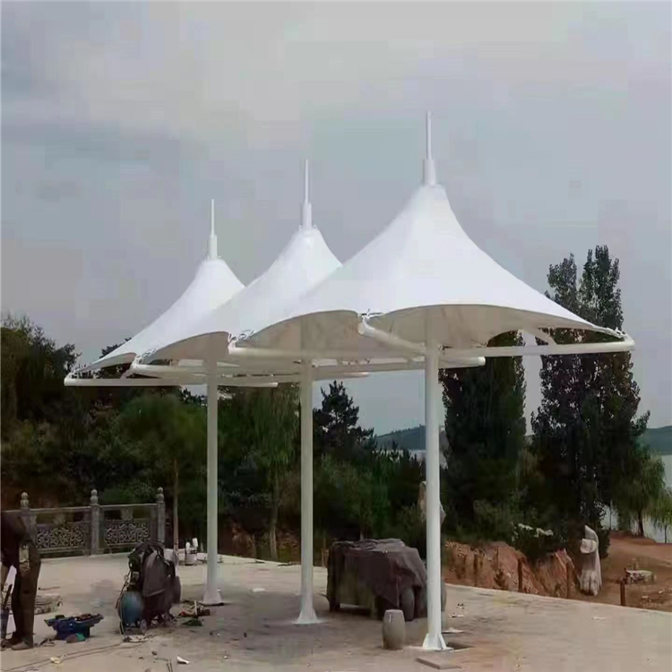 膜结构车棚 /自行车棚/停车棚   [宝悦膜结构]  预约送方案  支持定制