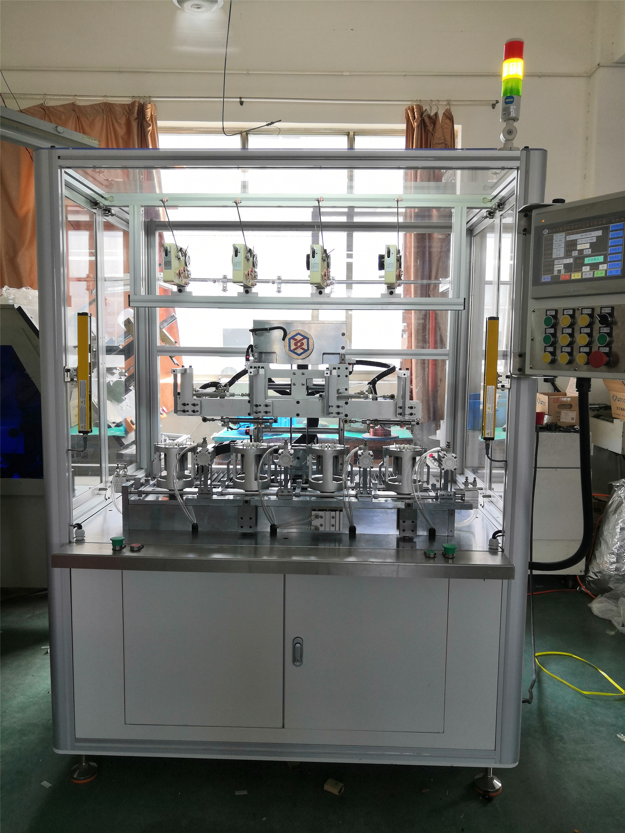 鑫佰旺  四工位分块式绕线机  定子绕线机 四工位飞叉绕线机