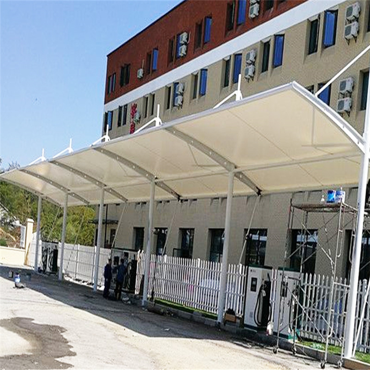 充电车棚厂家-专业定制车棚  认准宝悦 放心可靠