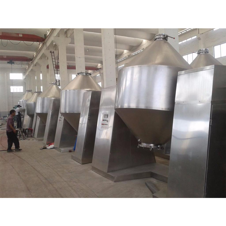 双锥回转真空干燥机 蒸汽热水加热回转真空低温干燥烘干机 铝合金淬火炉
