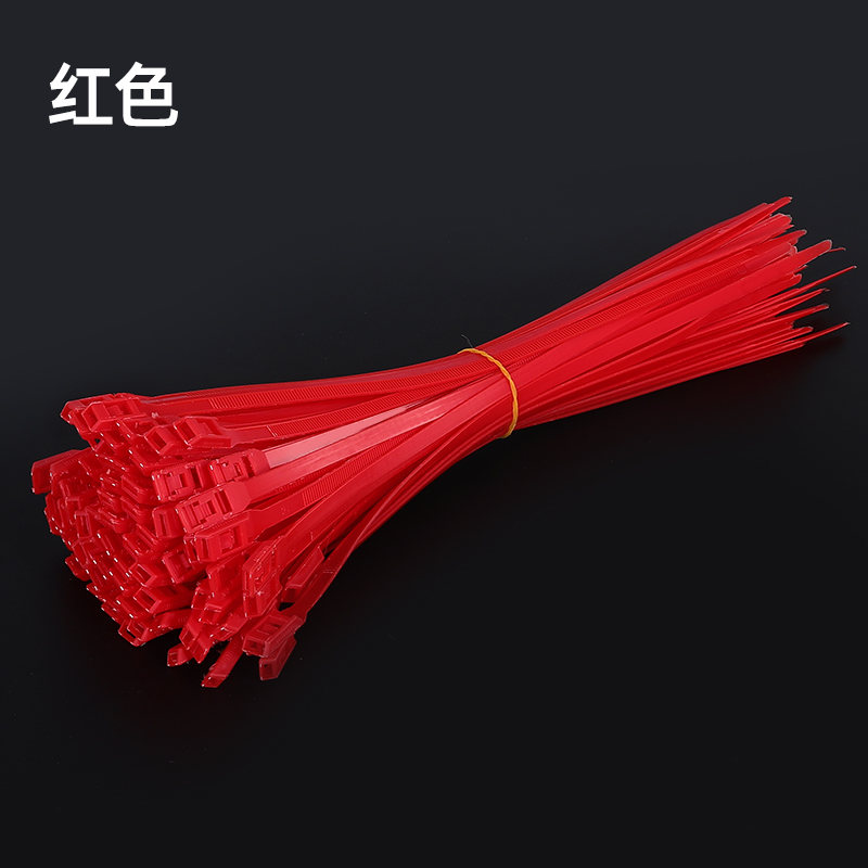 彩色尼龙扎带 自锁式塑料扎带批发
