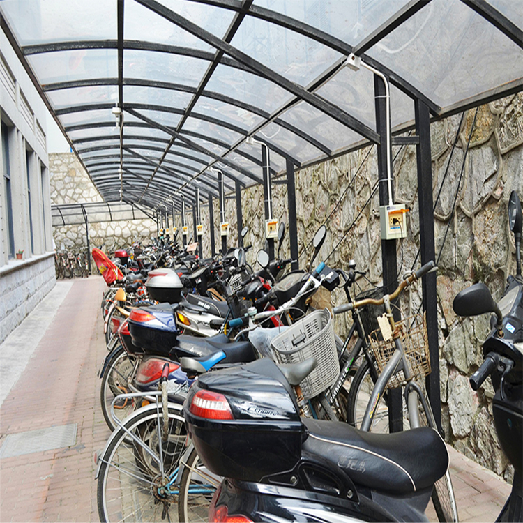 潍坊 充电桩车棚 专业膜结构车棚厂家 支持定制