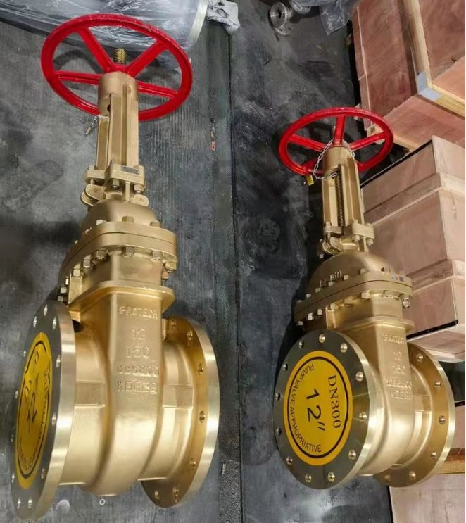精骋阀门 C95800船用美标青铜闸阀