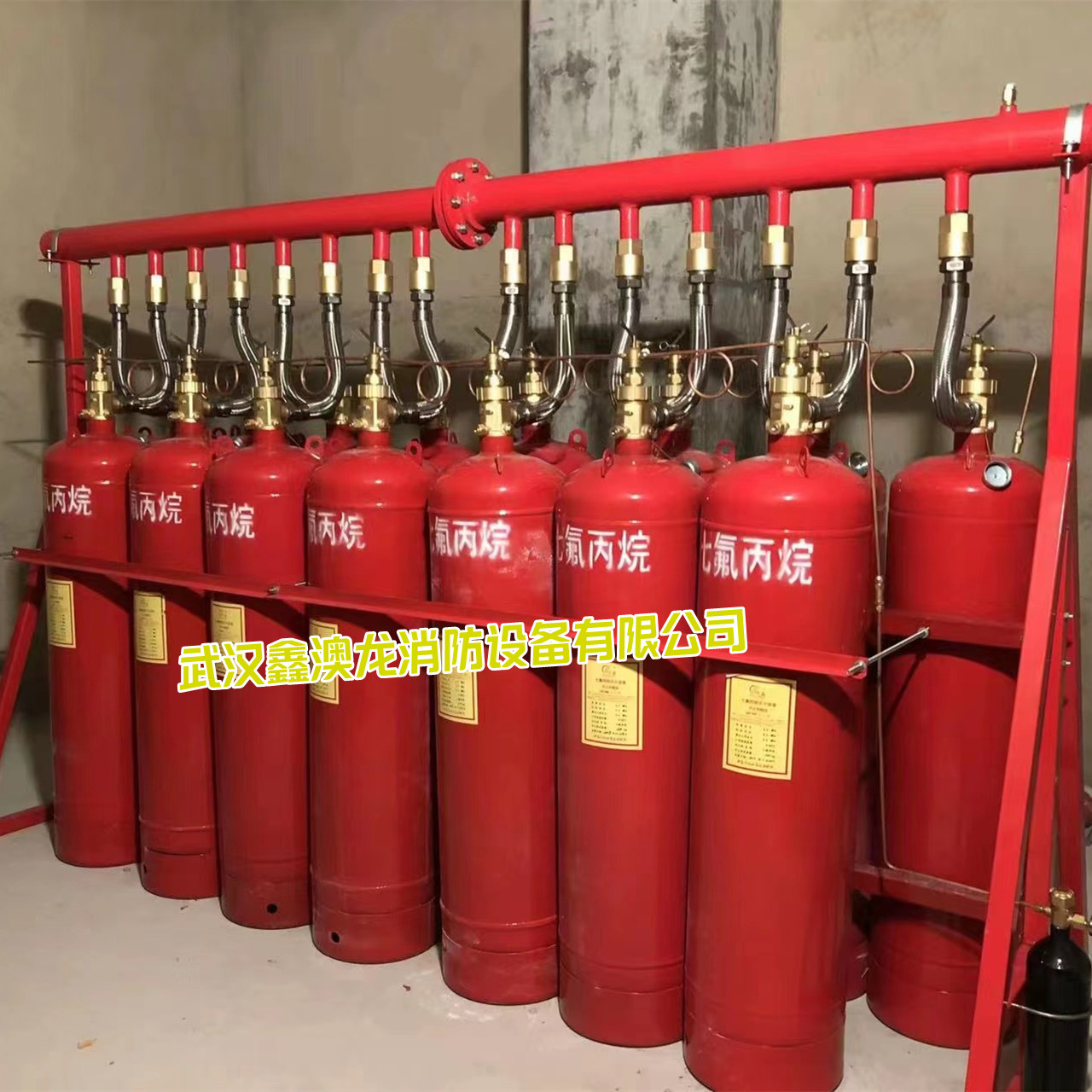 柜式七氟丙烷灭火设备  气体灭火设备  管网七氟丙烷灭火系统