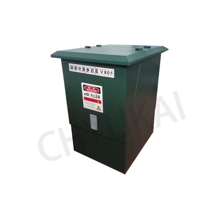 630A一进三出不锈钢DFW户外欧式开关柜高压电缆分支箱