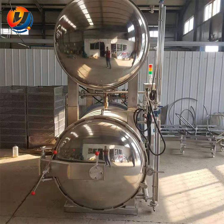 不锈钢全自动杀菌锅 麻辣鸡翅杀菌设备 性能稳定