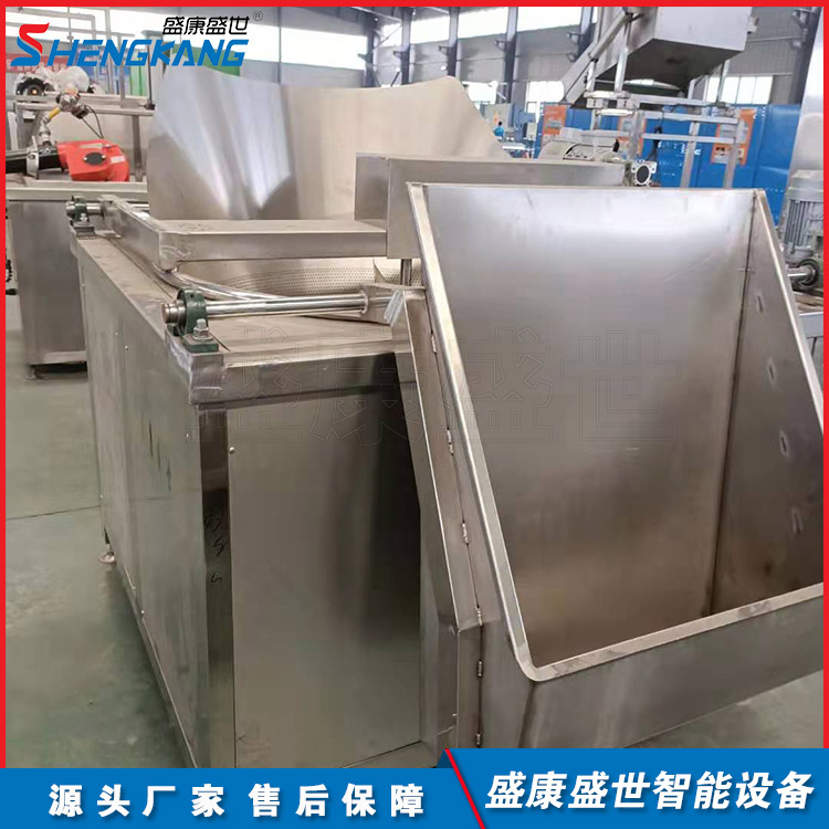 毛毛鱼油炸锅 带鱼油炸加工设备