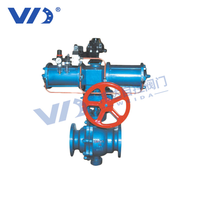 气动法兰球阀  304不锈钢q641f-16c/p高温防腐耐腐蚀生产厂家