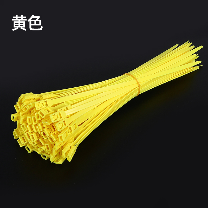 厂家批发彩色尼龙扎带 自锁式捆绑束线带