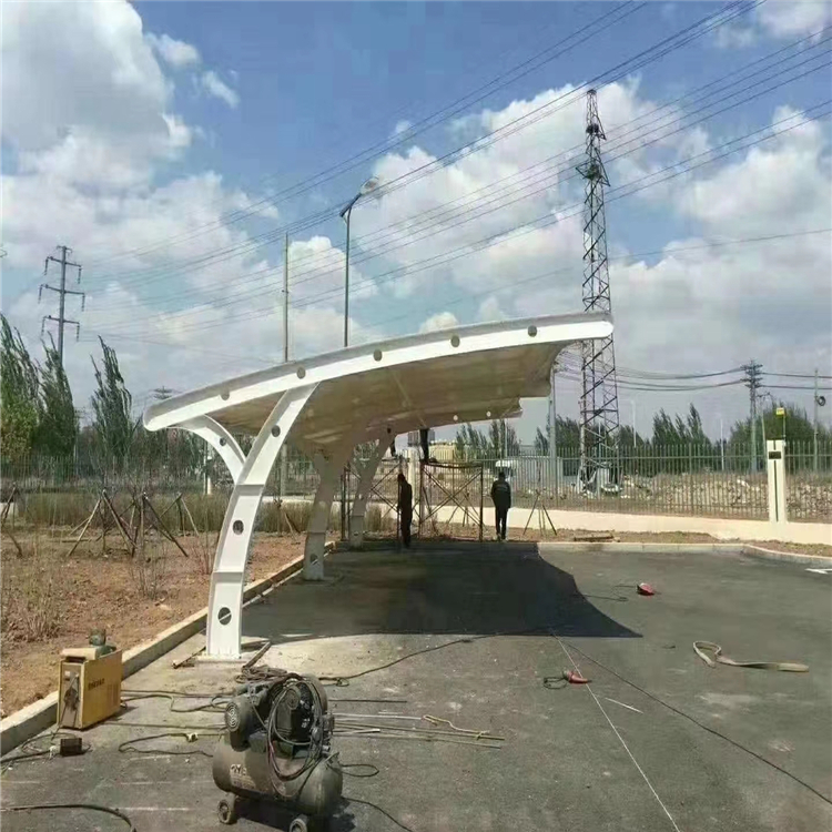 膜结构停车棚 膜结构车棚 选择宝悦 用心为您服务售后完善 放心选择