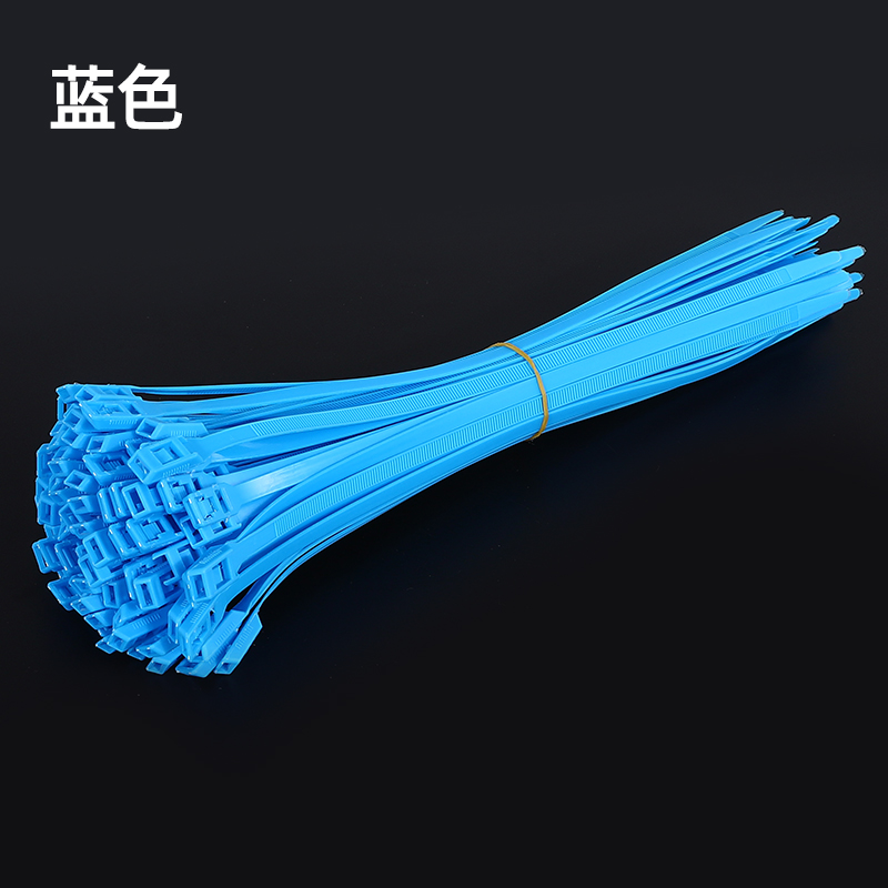 彩色尼龙扎带塑料自锁式阻燃捆绑束线带